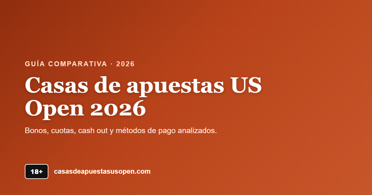 Casas de apuestas US Open